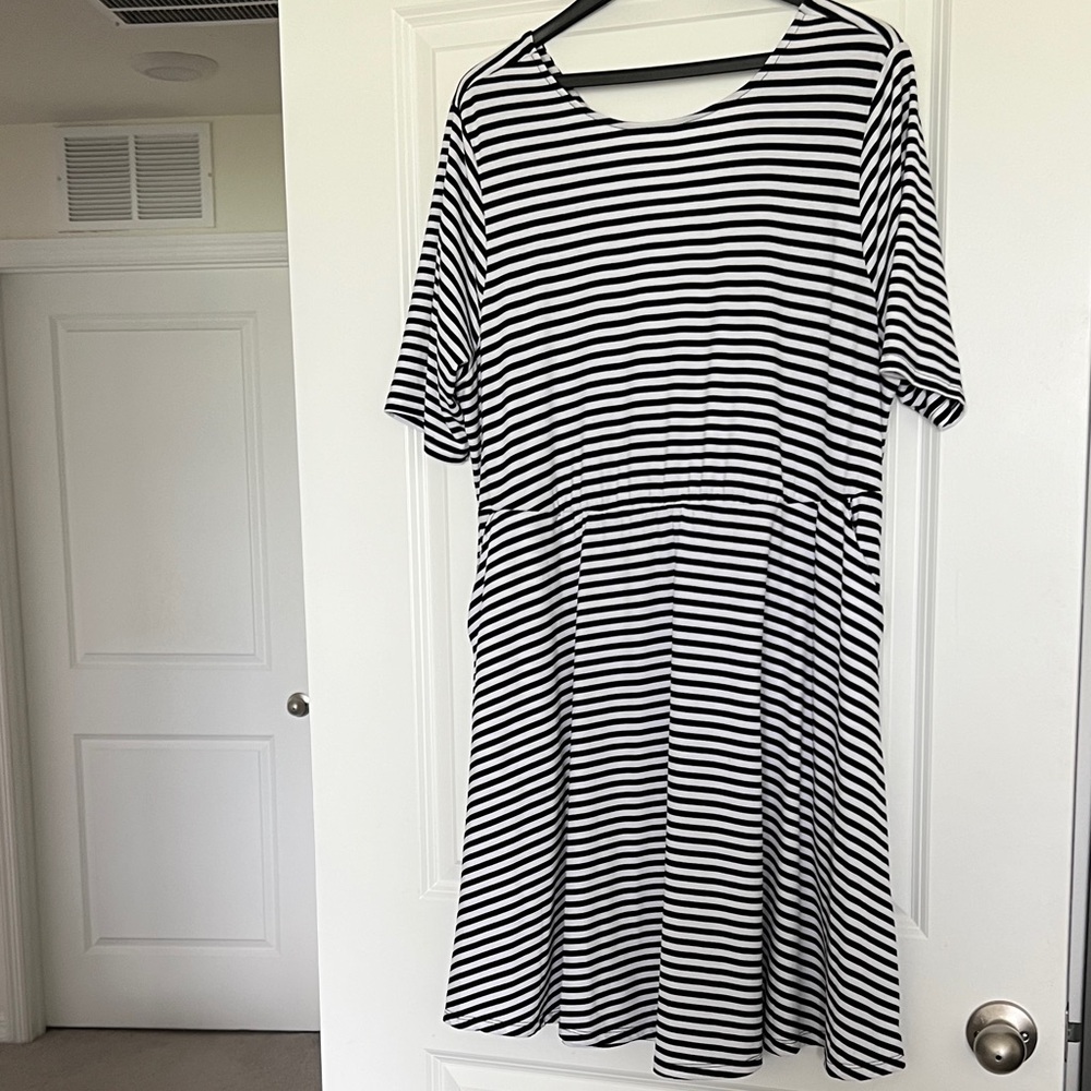 Torrid Classic Striped Midi Dress